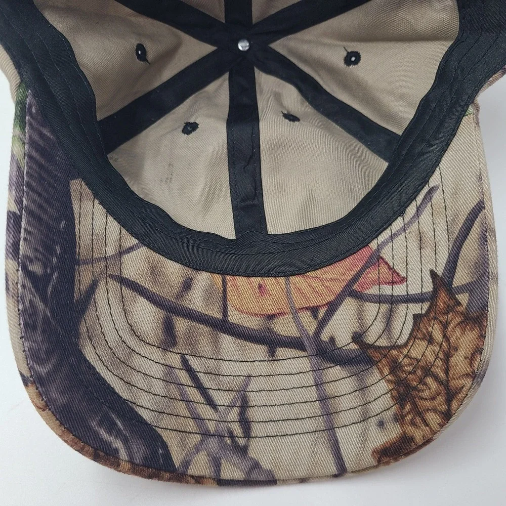 Big Bill Hat Adjustable Camo Beige Blank Hunting Outdoors Wood'n Trail Dad Men